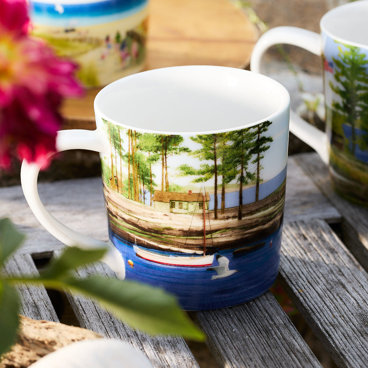 Caskata X Felix Doolittle By the Sea Mugs, Set of 4