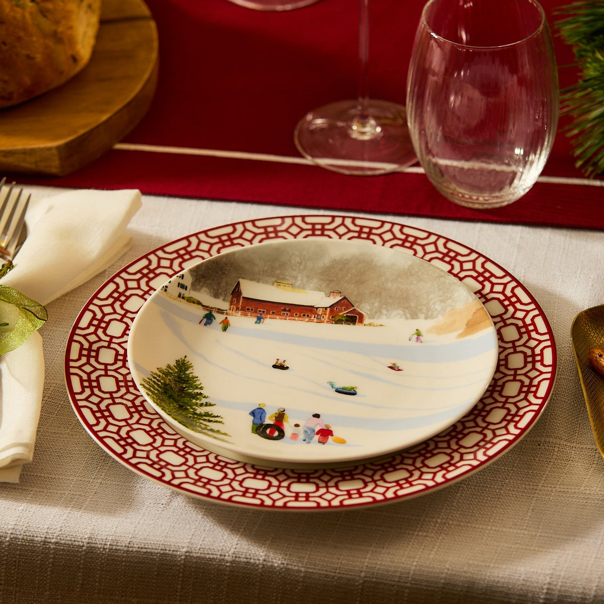 Caskata X Felix Doolittle Winter Wonderland Plates