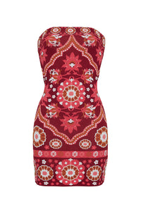 Rome Mini Dress in Mystic Raspberry