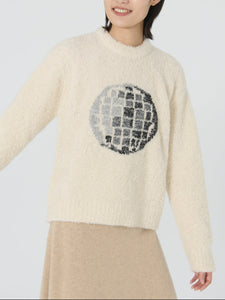 Hand Knit Disco Crew