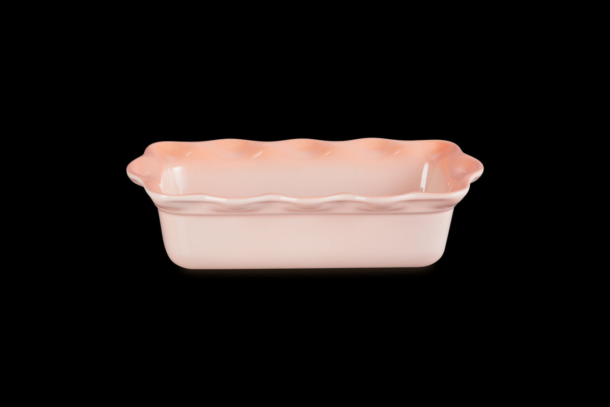 Heritage Fluted Loaf Pan in Peche
