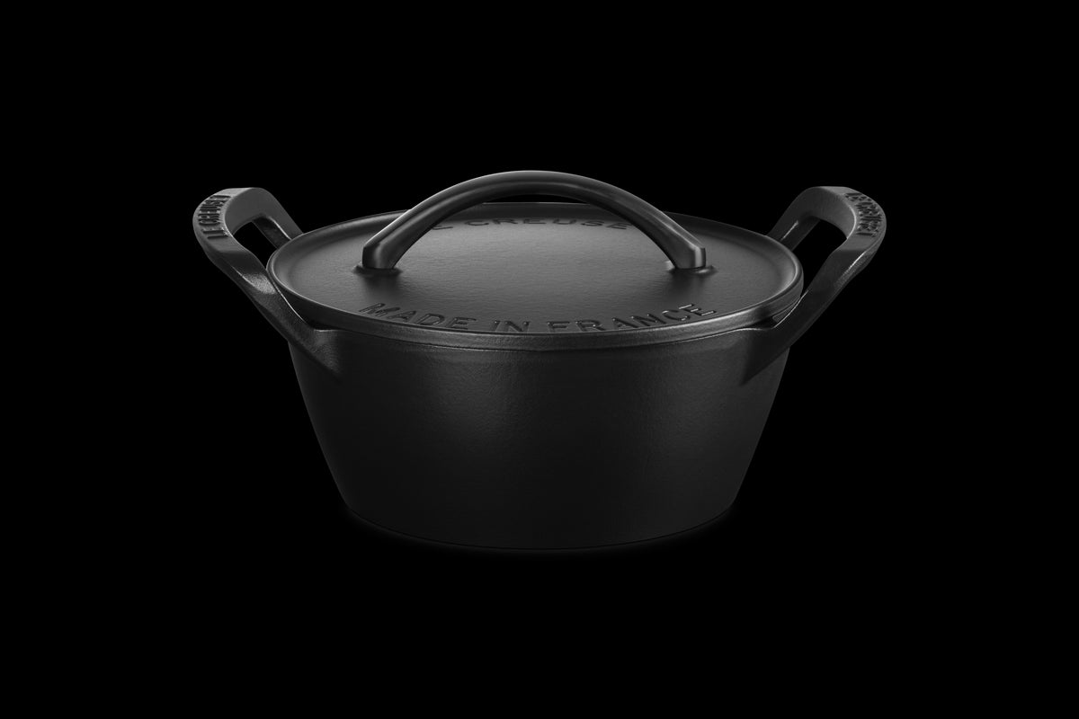 Alpine Outdoor 4.25 qt. Round Dutch Oven in Matte Black