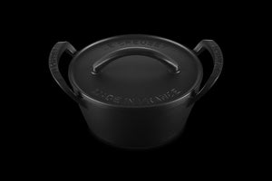 Alpine Outdoor 4.25 qt. Round Dutch Oven in Matte Black
