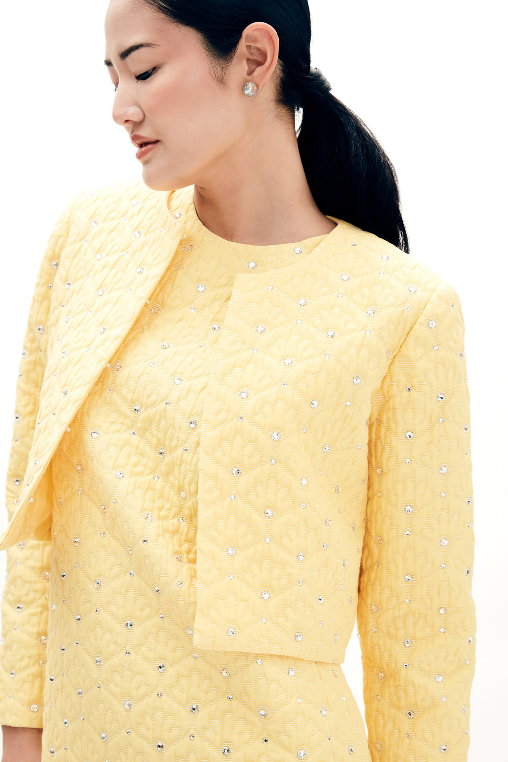 Blaire Jacket in Crystal Cloque