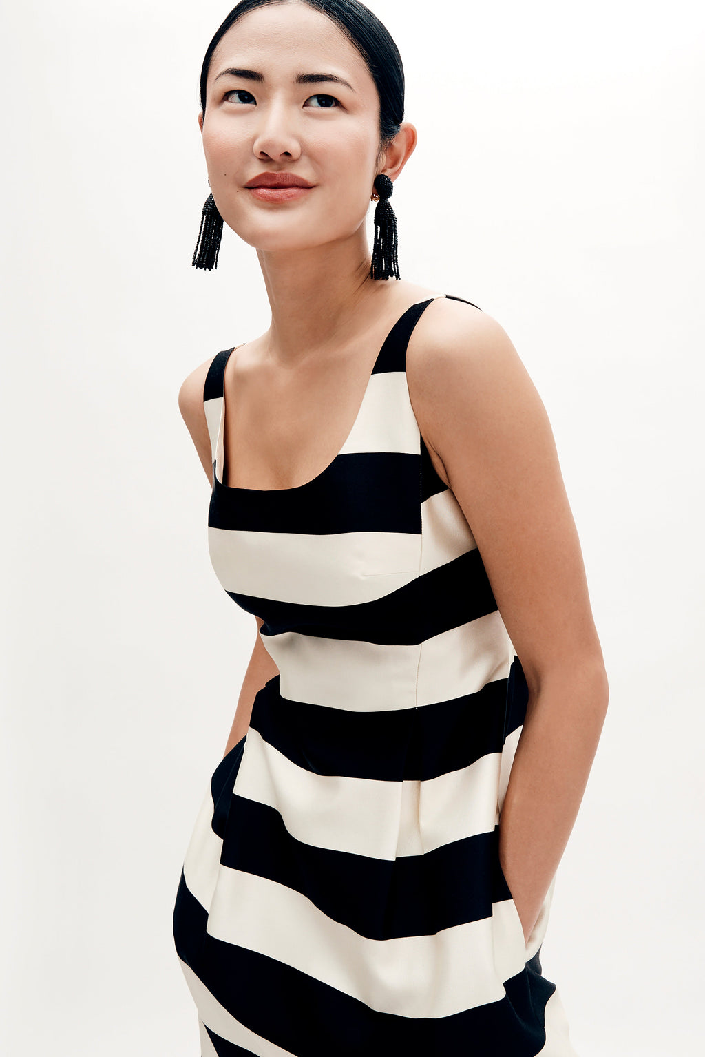 Kendall Dress in High Line Stripe