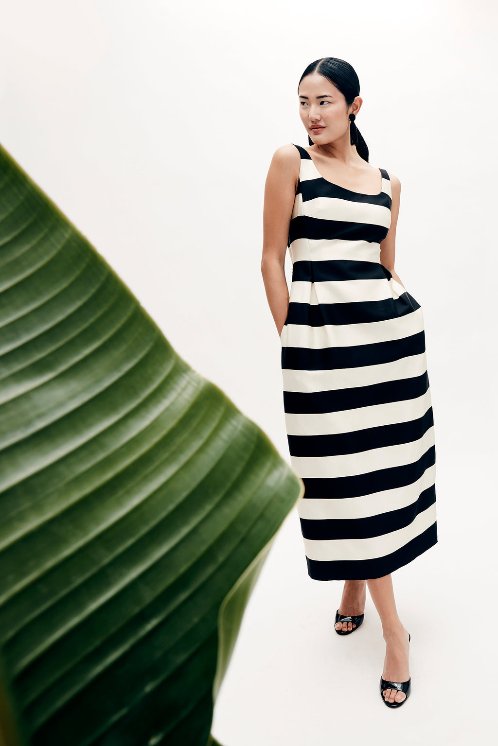 Kendall Dress in High Line Stripe