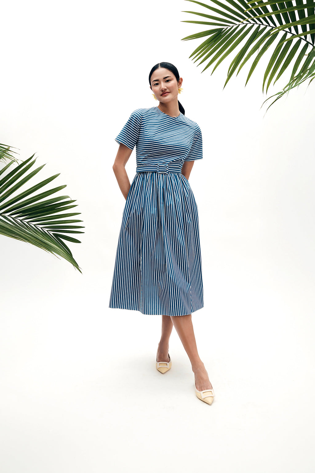 Leigh Ann Dress in Stripe