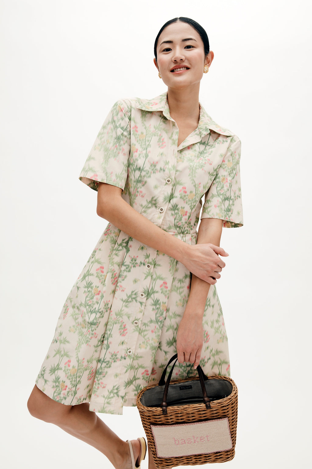 MAE x Scalamandré Rory Dress in Jardin De Chine