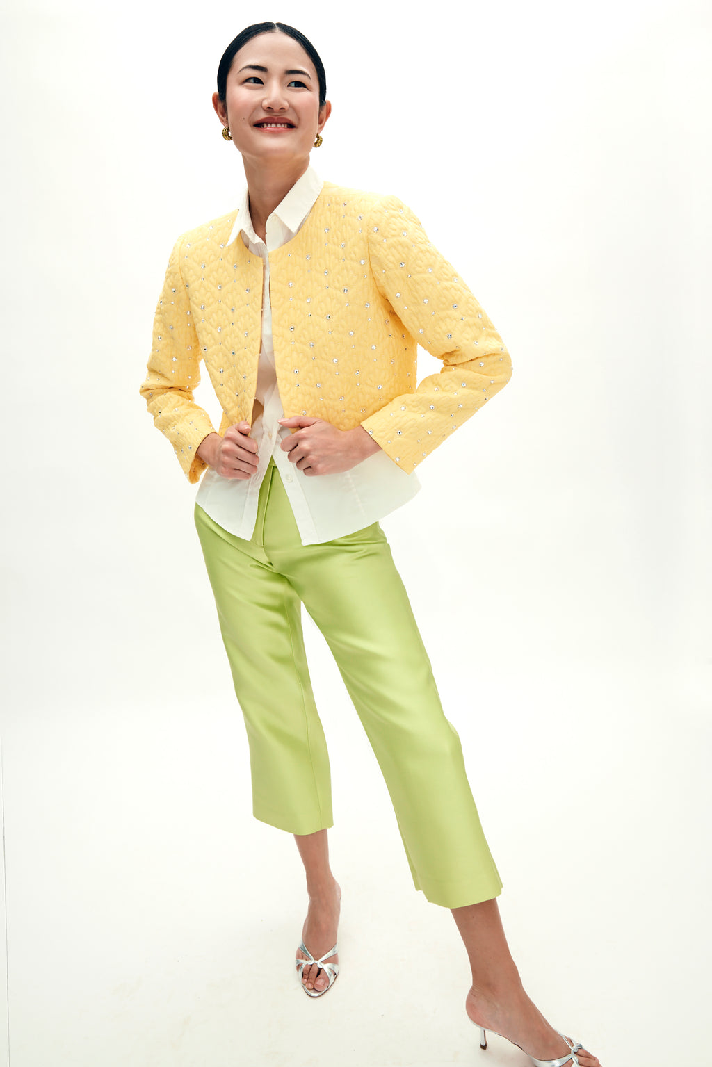 Blaire Jacket in Crystal Cloque