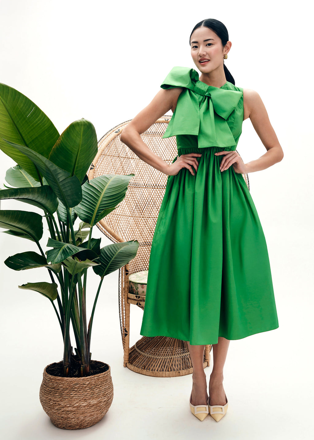Gracie Dress in Fern