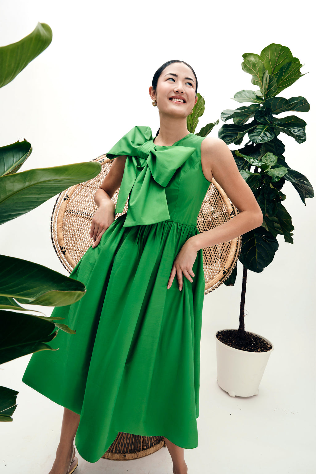 Gracie Dress in Fern