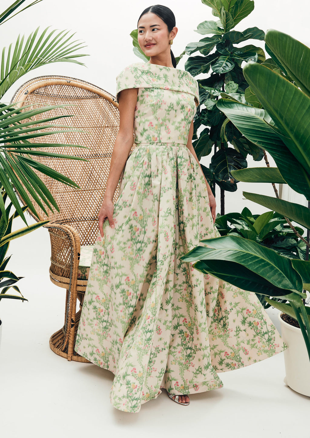 MAE x Scalamandré Bethany Top in Jardin De Chine