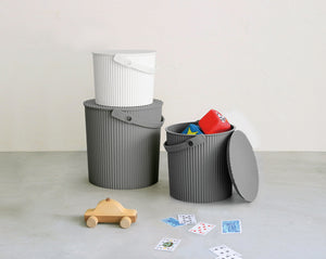 Hachiman Bucket Large in New Grey
