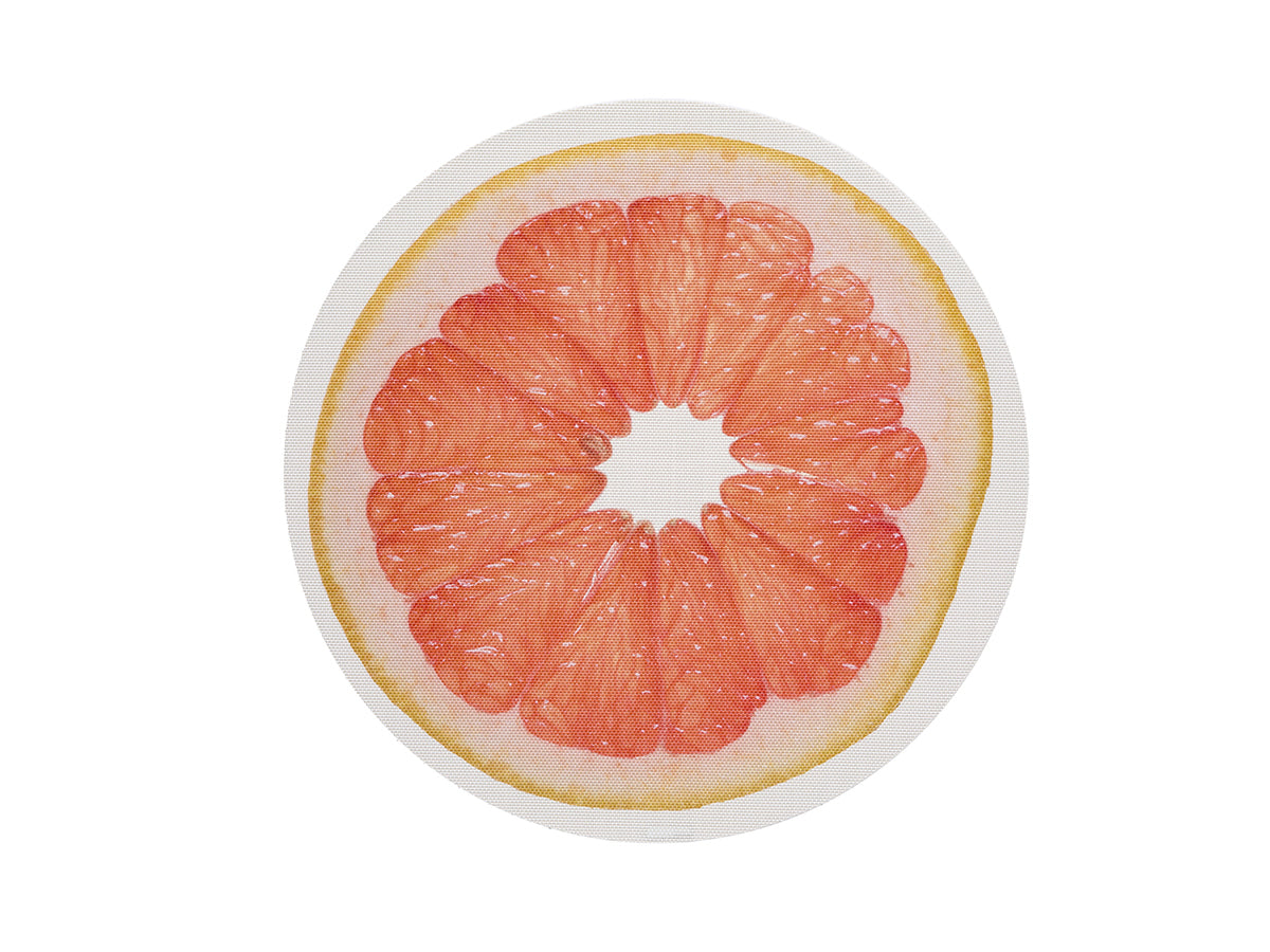 Citrus Placemat in Grapefruit, Set of 4