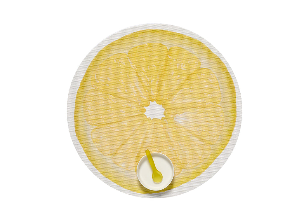 Citrus Placemat in Lemon, Set of 4