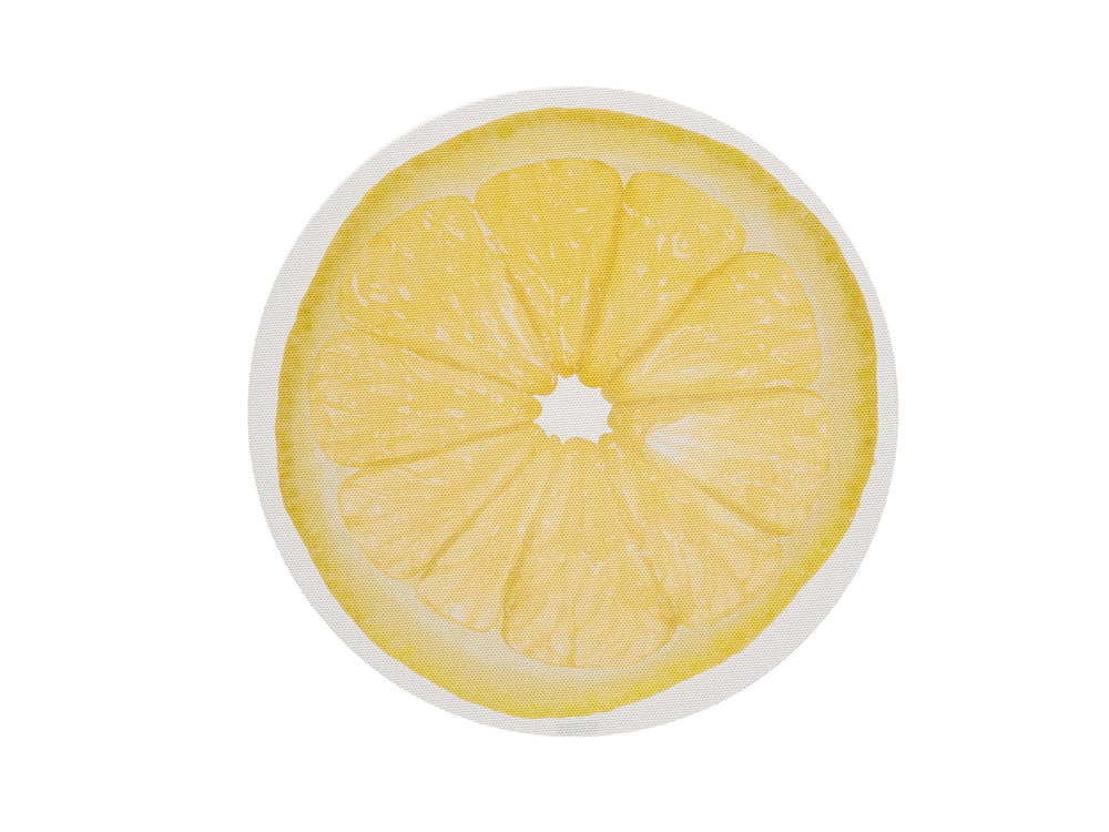 Citrus Placemat in Lemon, Set of 4
