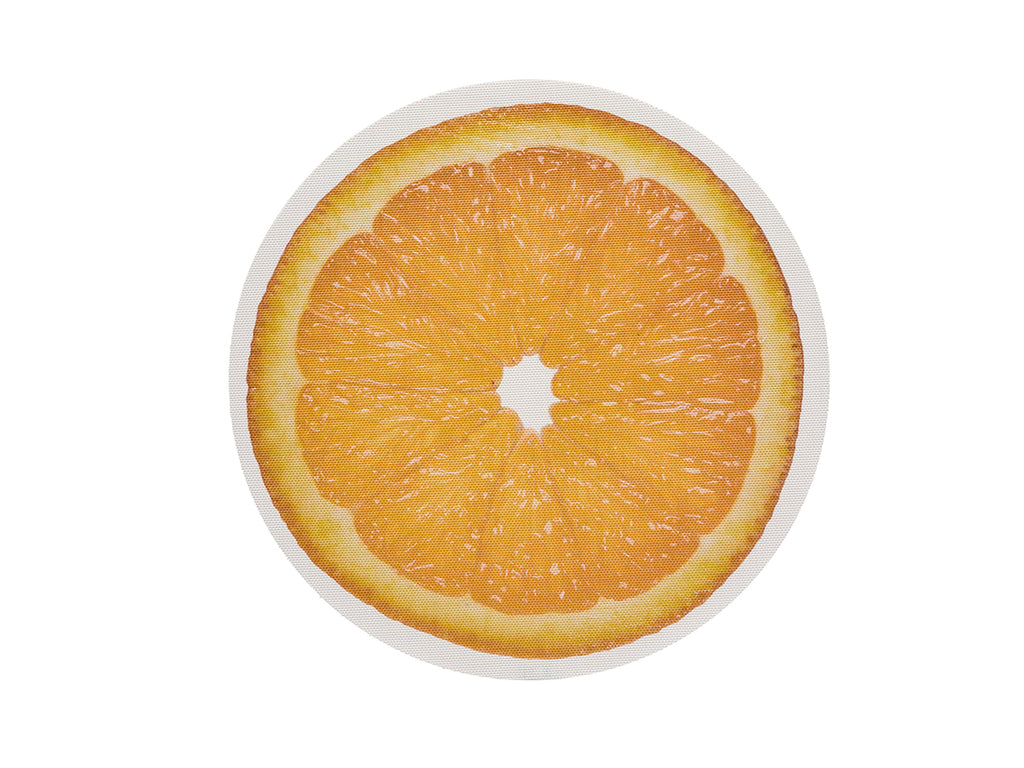Citrus Placemat in Orange, Set of 4
