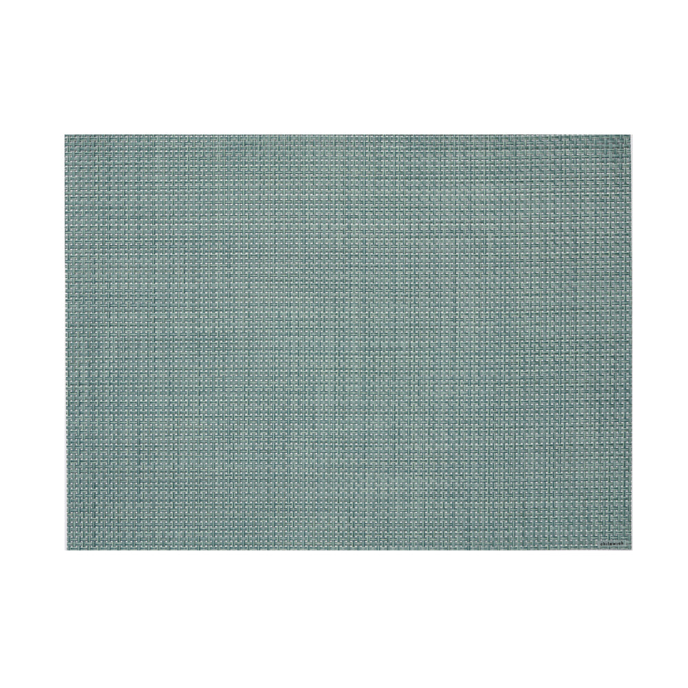 Basketweave Rectangular Placemat in Celadon