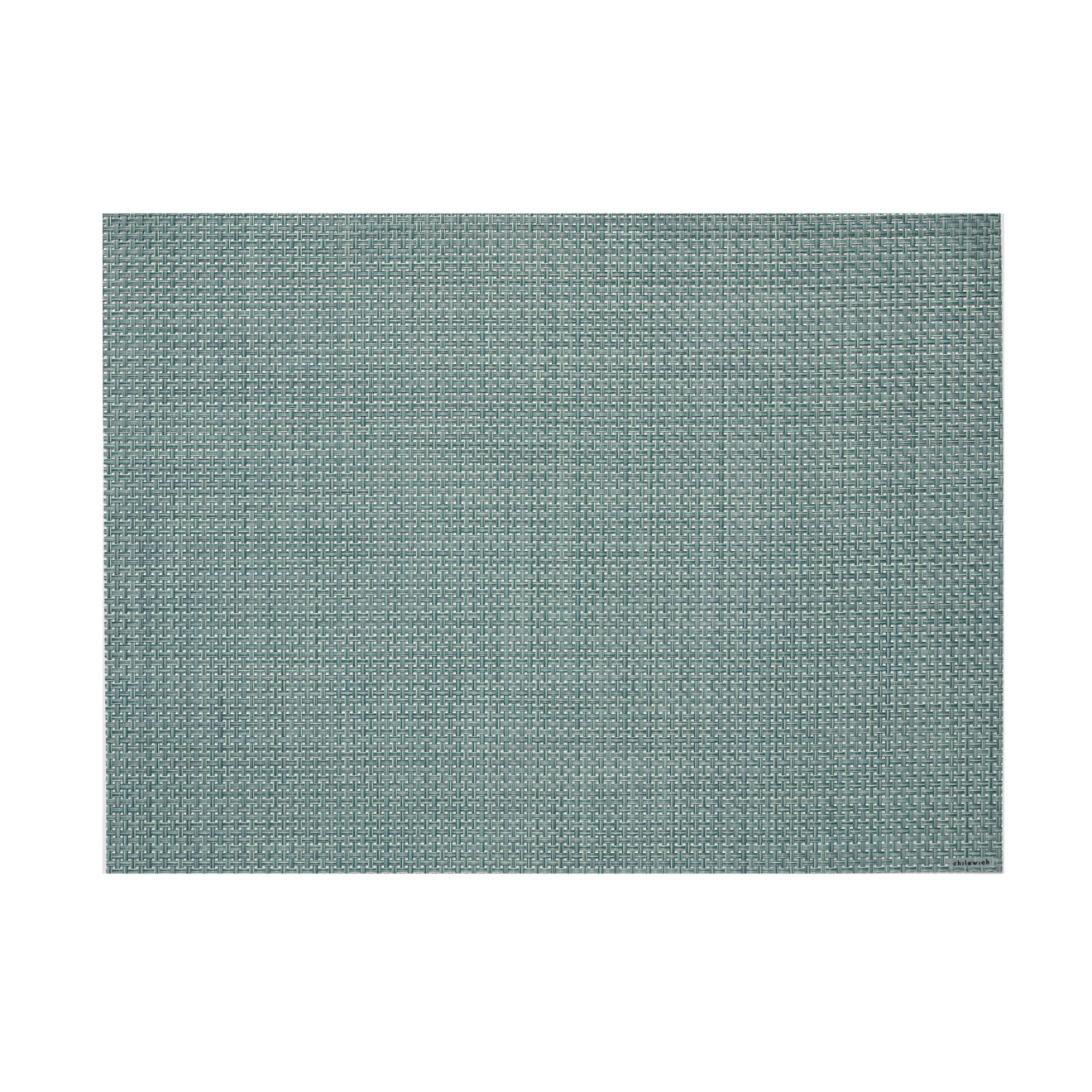Basketweave Rectangular Placemat in Celadon