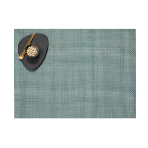 Basketweave Rectangular Placemat in Celadon