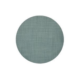 Basketweave Round Placemat in Celadon