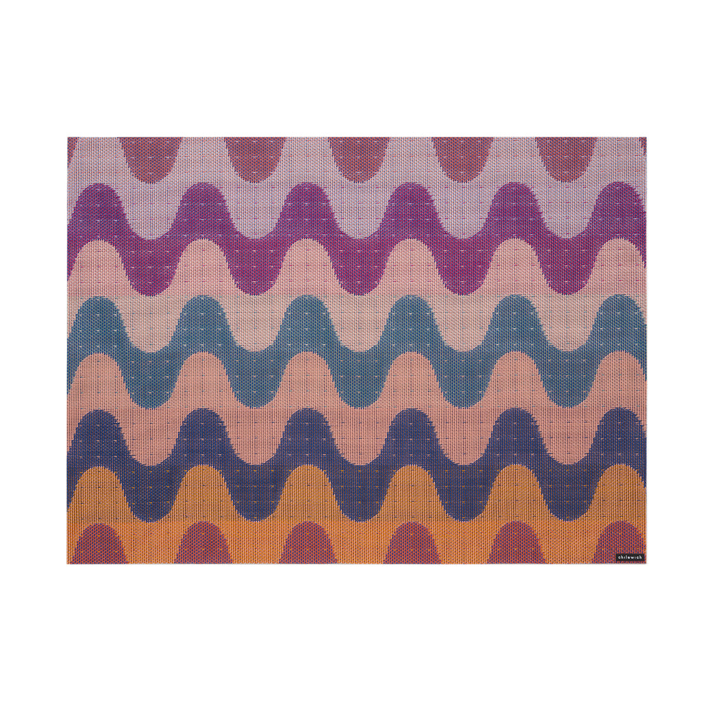 Wiggle Rectangular Placemat in Heatwave