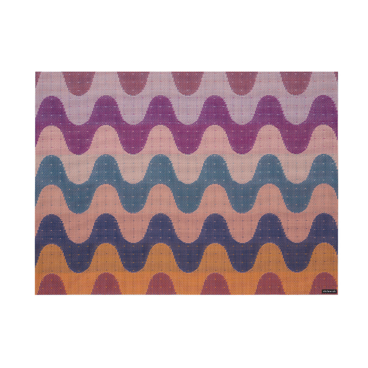 Wiggle Rectangular Placemat in Heatwave