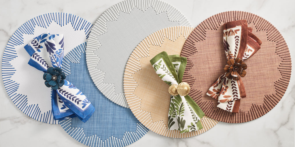 Dream Weaver Placemat in Brown, Set of 4