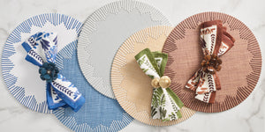 Dream Weaver Placemat in Brown, Set of 4