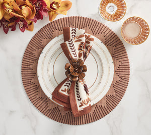 Dream Weaver Placemat in Brown, Set of 4