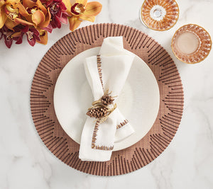 Dream Weaver Placemat in Brown, Set of 4