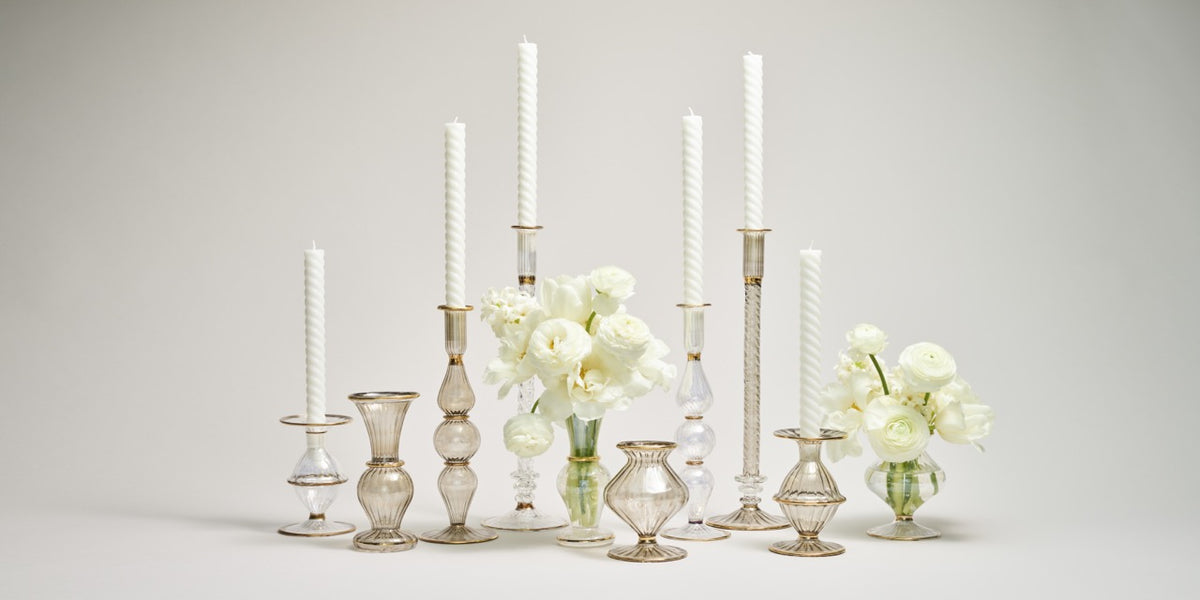 Ripple Candlestick in Smoke