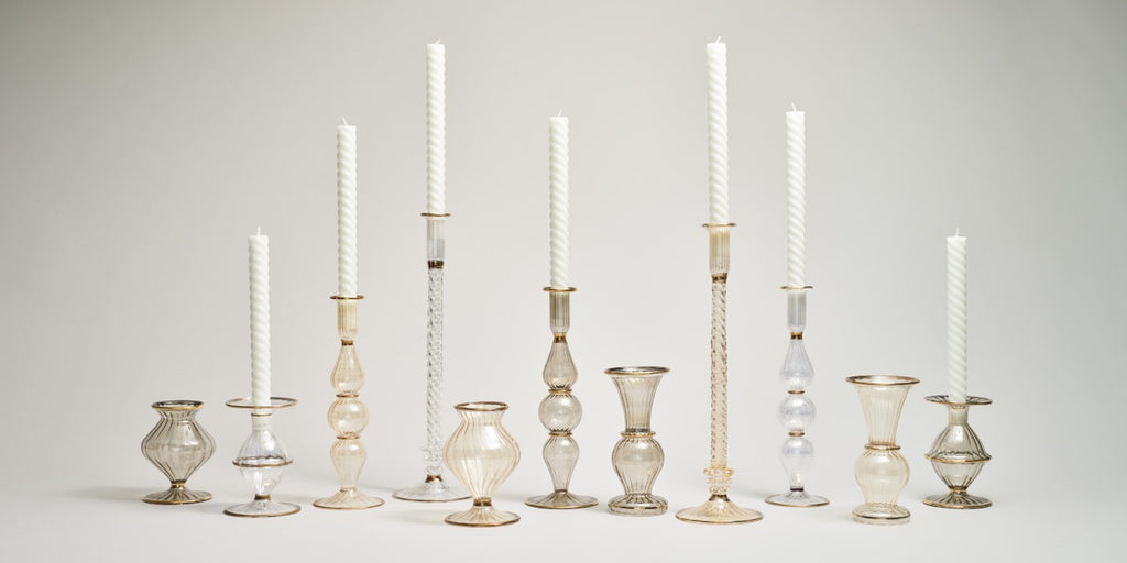 Scallop Bud Vase in Smoke