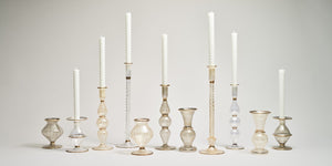 Scallop Bud Vase in Smoke