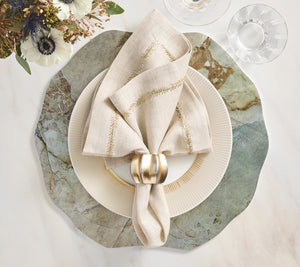 Lucent Placemat in Beige, Taupe & Gray, Set of 4