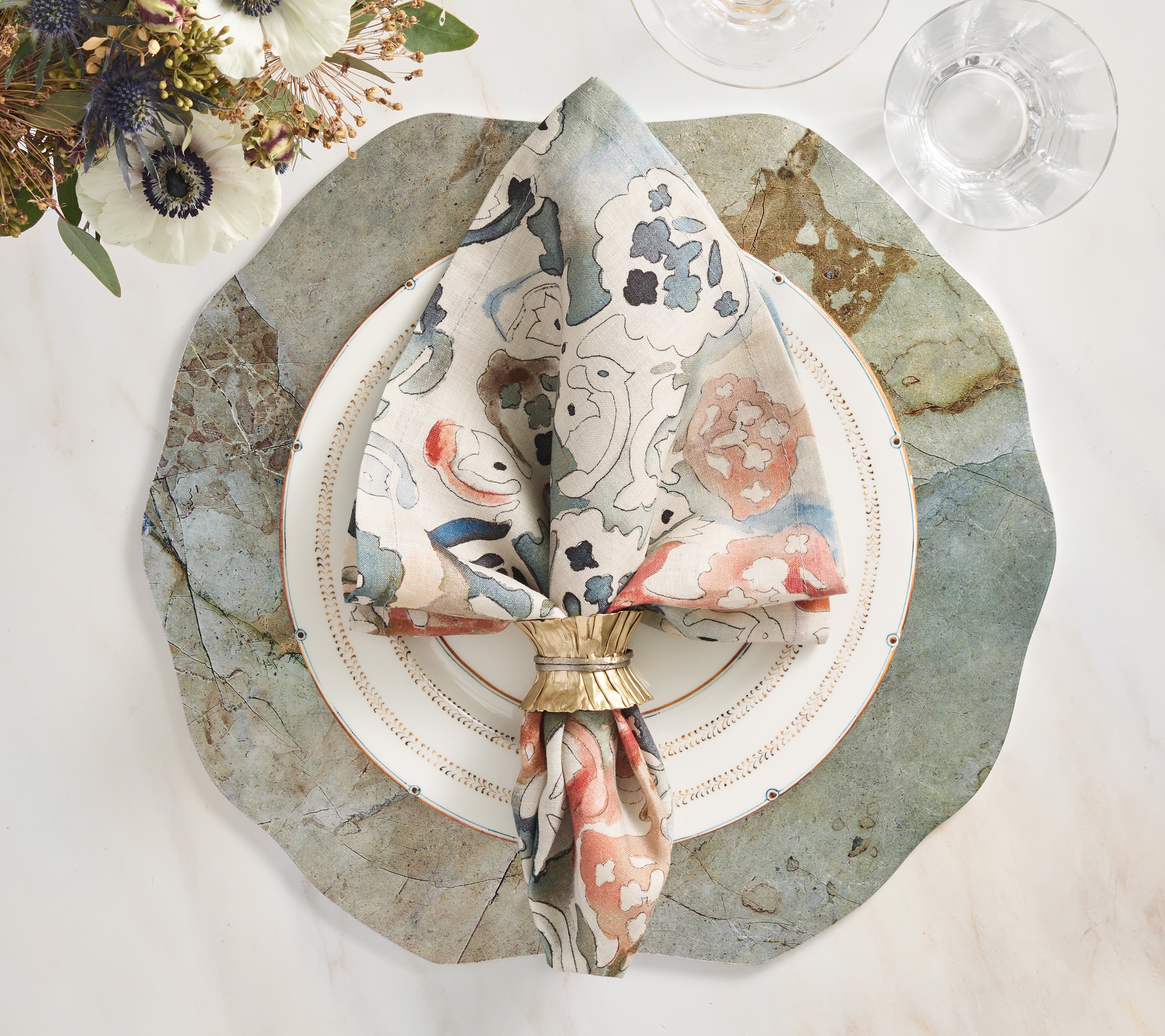 Giverny Napkin in Multi, Set of 4