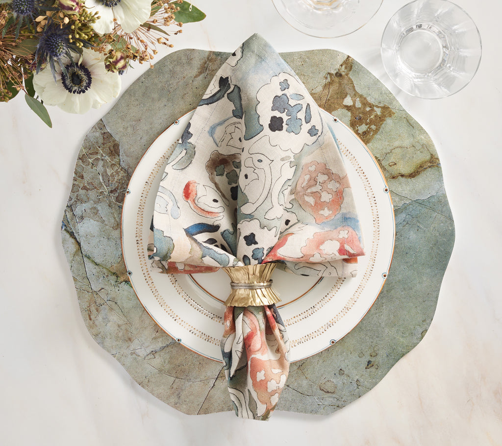 Lucent Placemat in Beige, Taupe & Gray, Set of 4