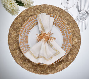 Lune Placemat in Gold, Set of 2