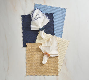 Vista Placemat in Ivory & Beige, Set of 4