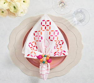 Tailored Placemats in Ivory, Set of 4