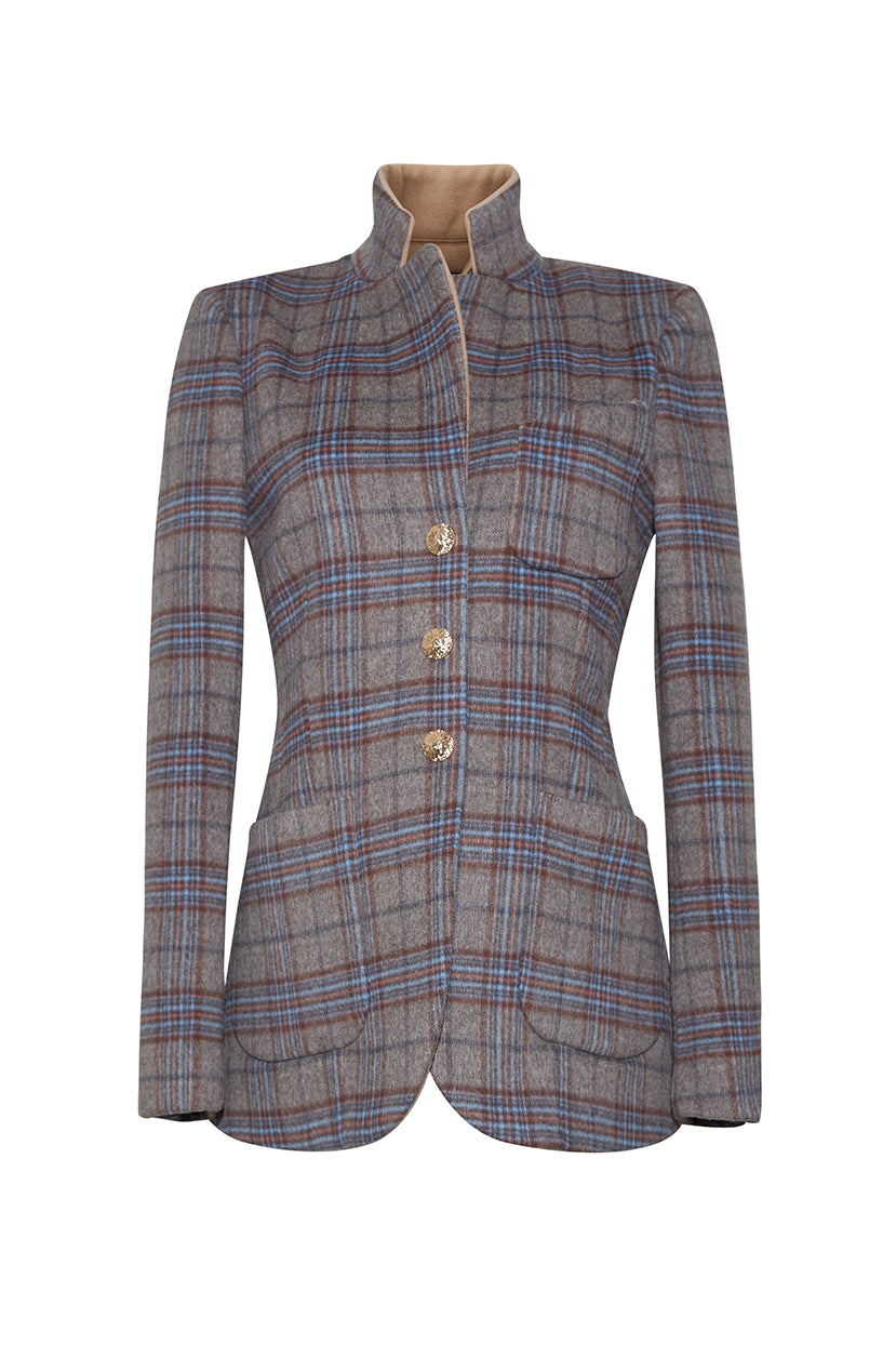 Ross Blazer in Allen Plaid