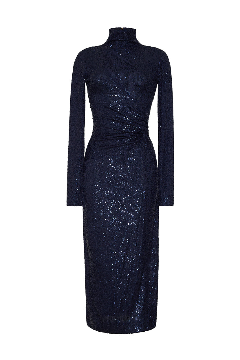Ryan Dress in Midnight Sequins