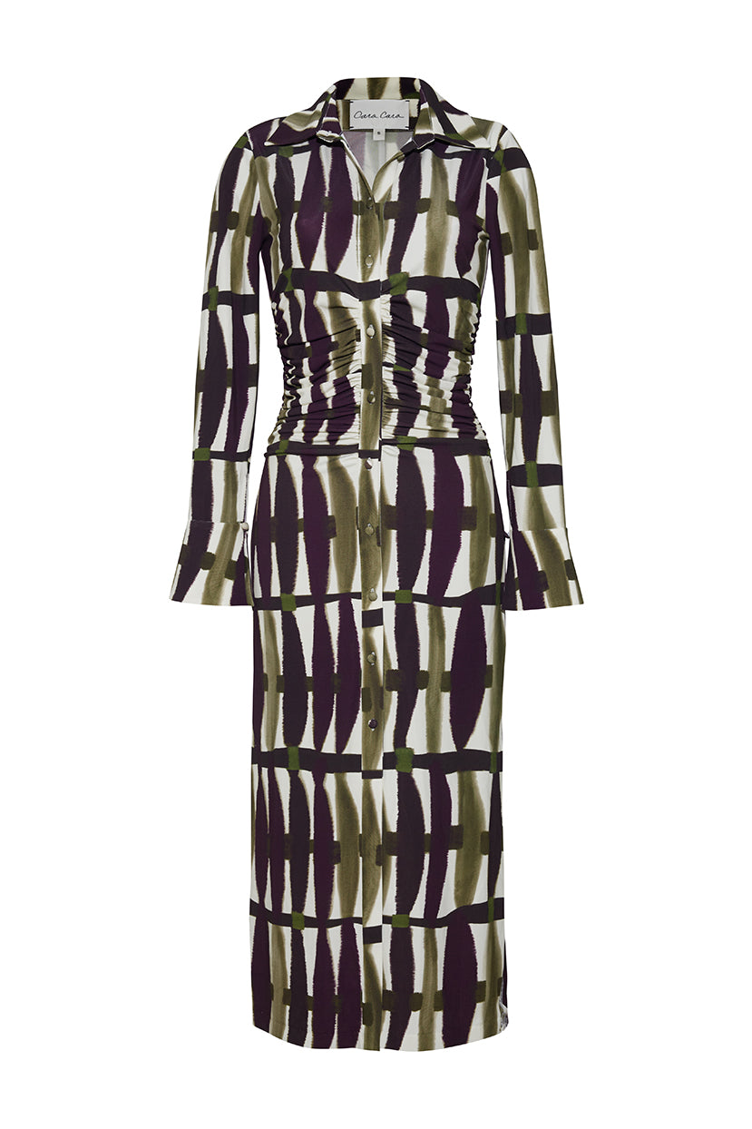 Shirley Midi in Amable Olive