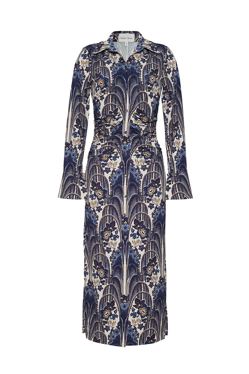Shirley Dress in Fontaine Egret