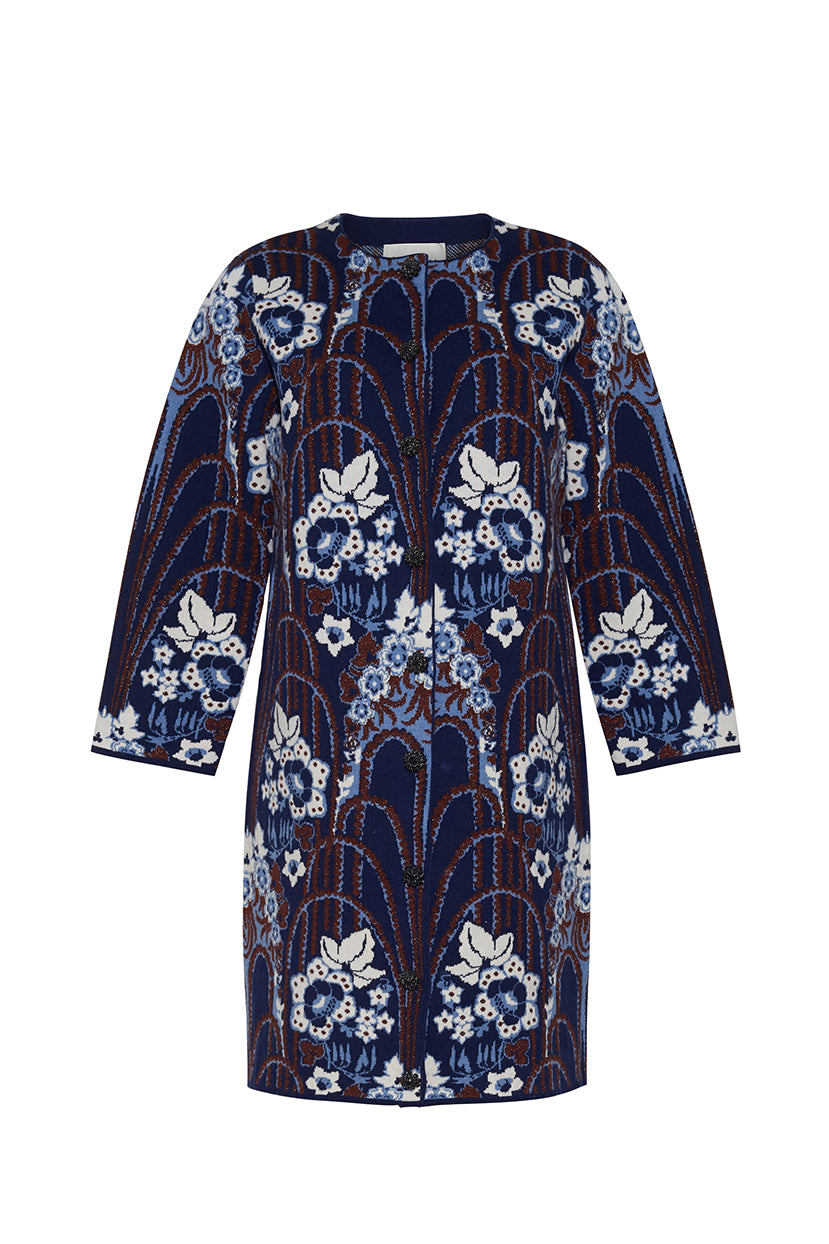 Vicky Jacket in Fontaine Navy