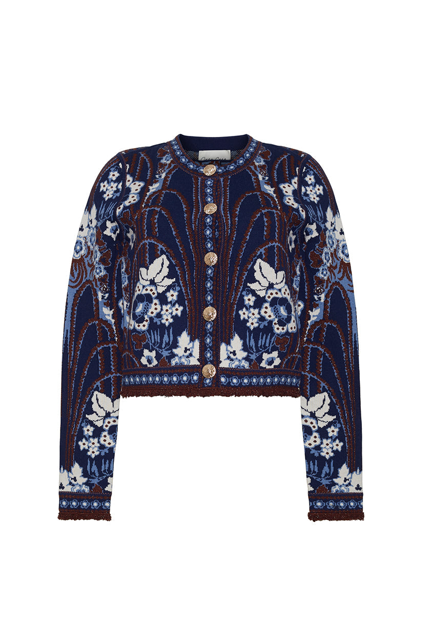 Livi Jacket in Fontaine Navy