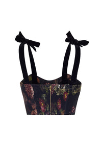 Tira Top in Woodland Black