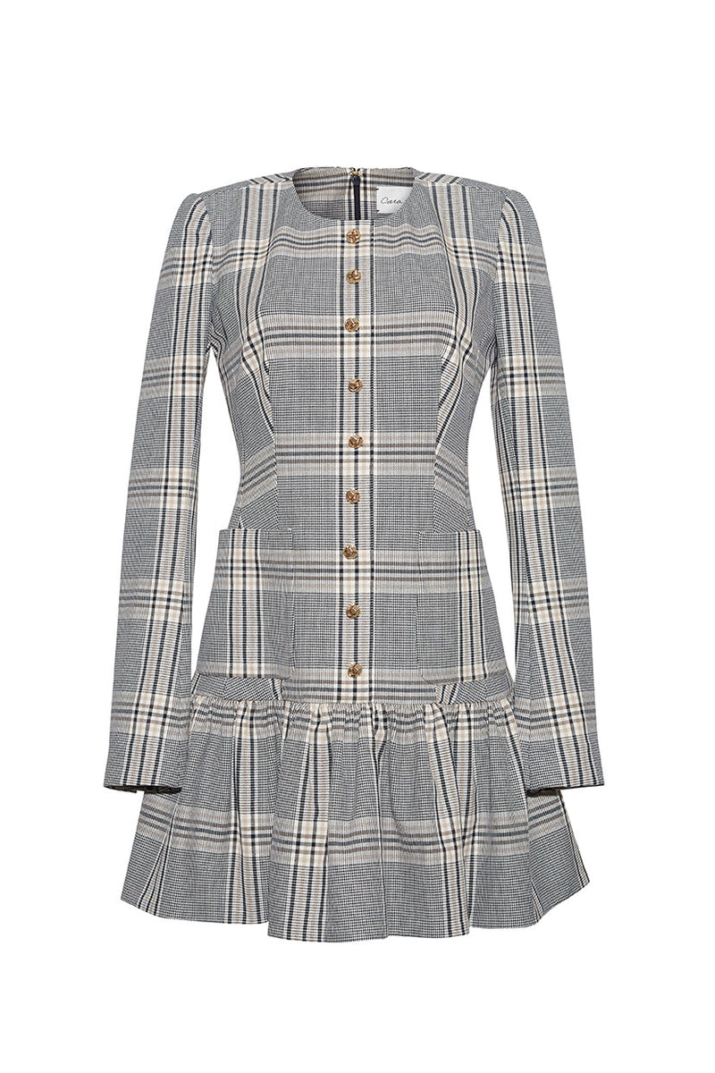 Adams Dress in Raymond Plaid