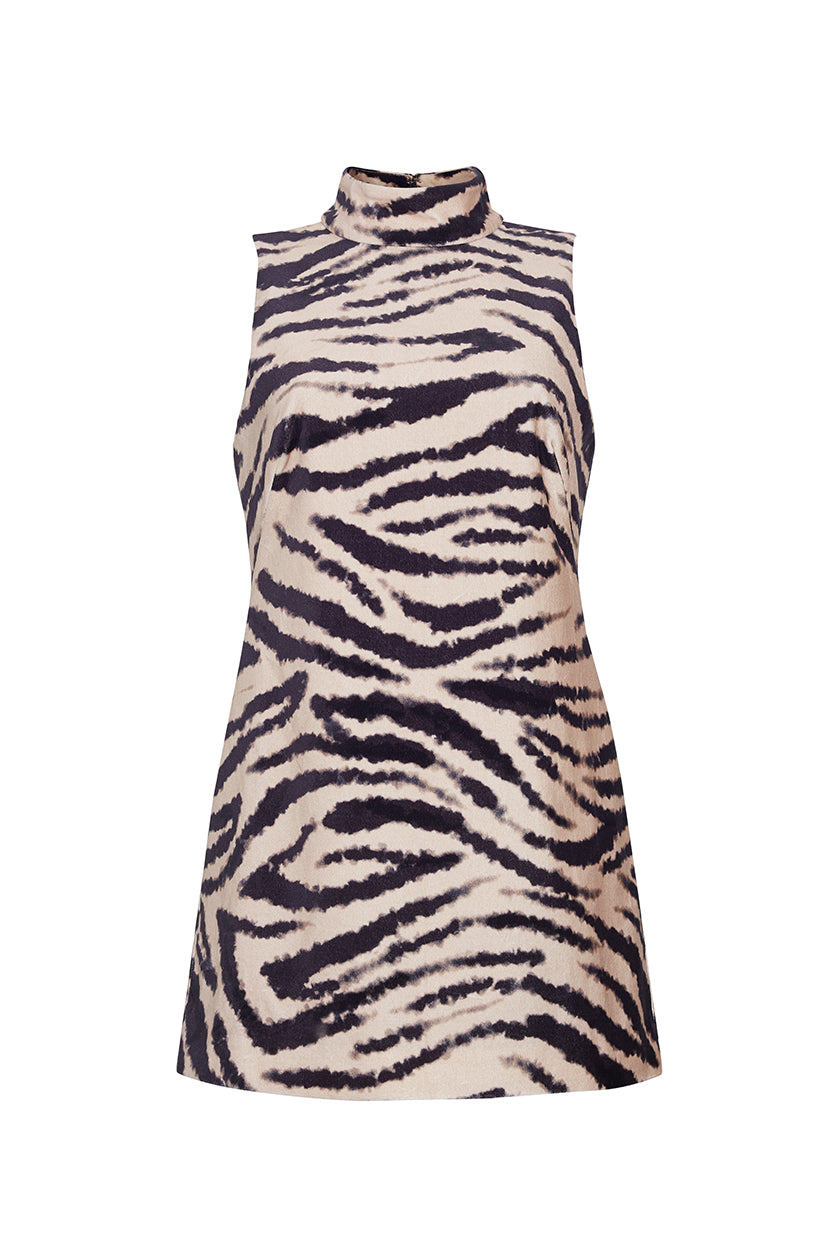 Tay Dress in Zebra Blush