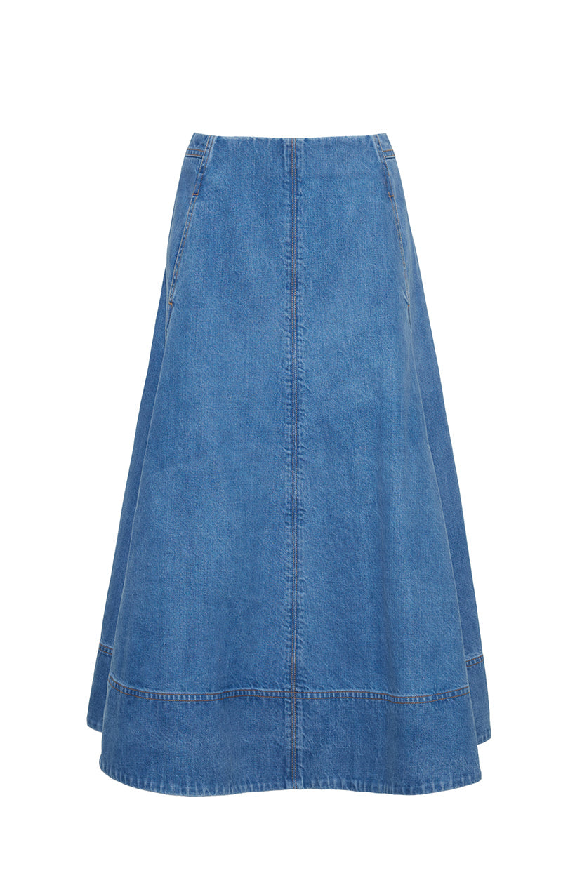 Aisha Skirt in Denim